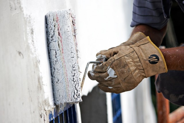 painting the facade